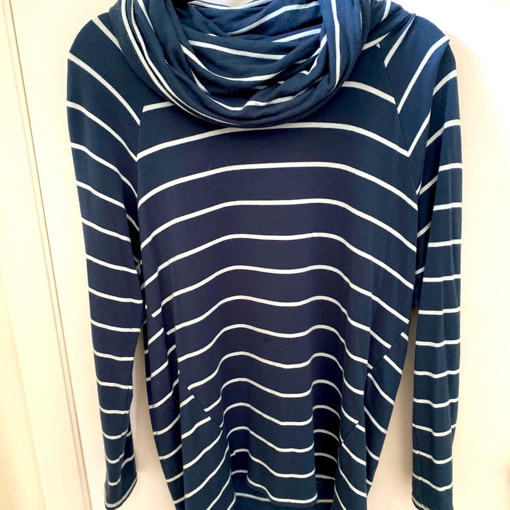 Lou & Grey cowl neck sweater.